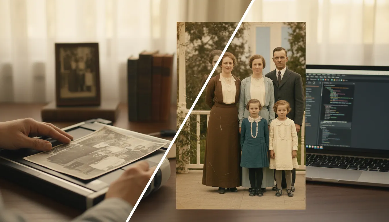 Kako AI obnavlja i kolorizira stare crno-bijele fotografije — Potpuni vodič