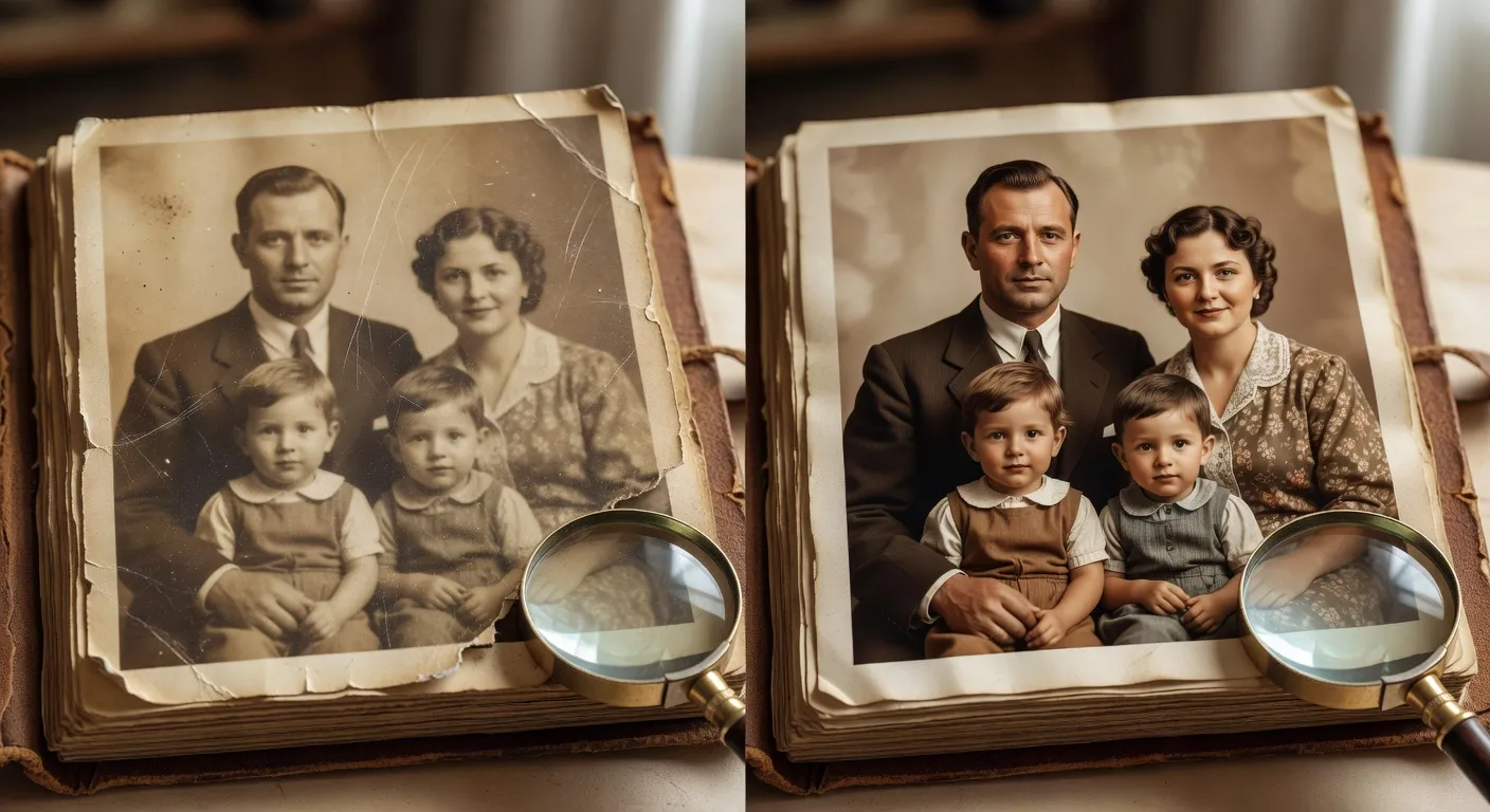Kako AI obnavlja i popravlja stare obiteljske fotografije: Vodič za 2026.