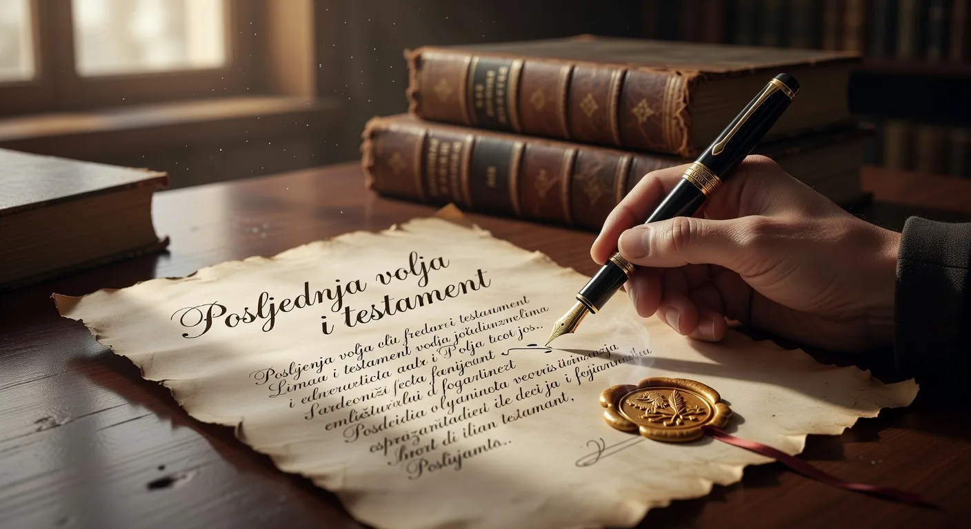 Kako napisati valjanu vlastoručnu oporuku bez javnog bilježnika