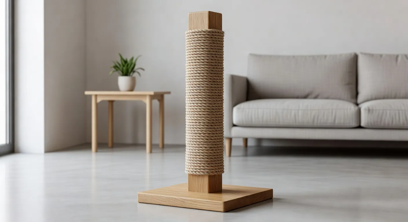 Kako napraviti grebalicu za mačke od drveta i užeta — Vodič za DIY projekt