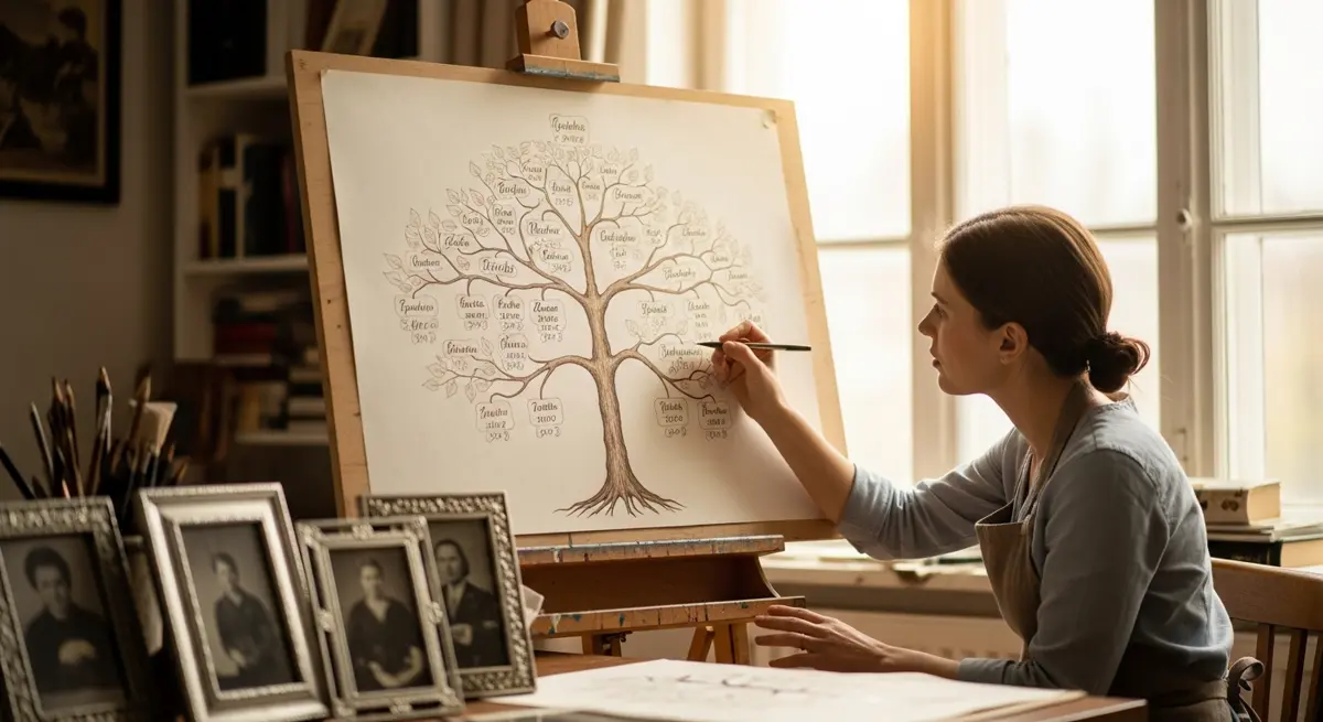 Kako napraviti obiteljsko stablo | Porodično stablo