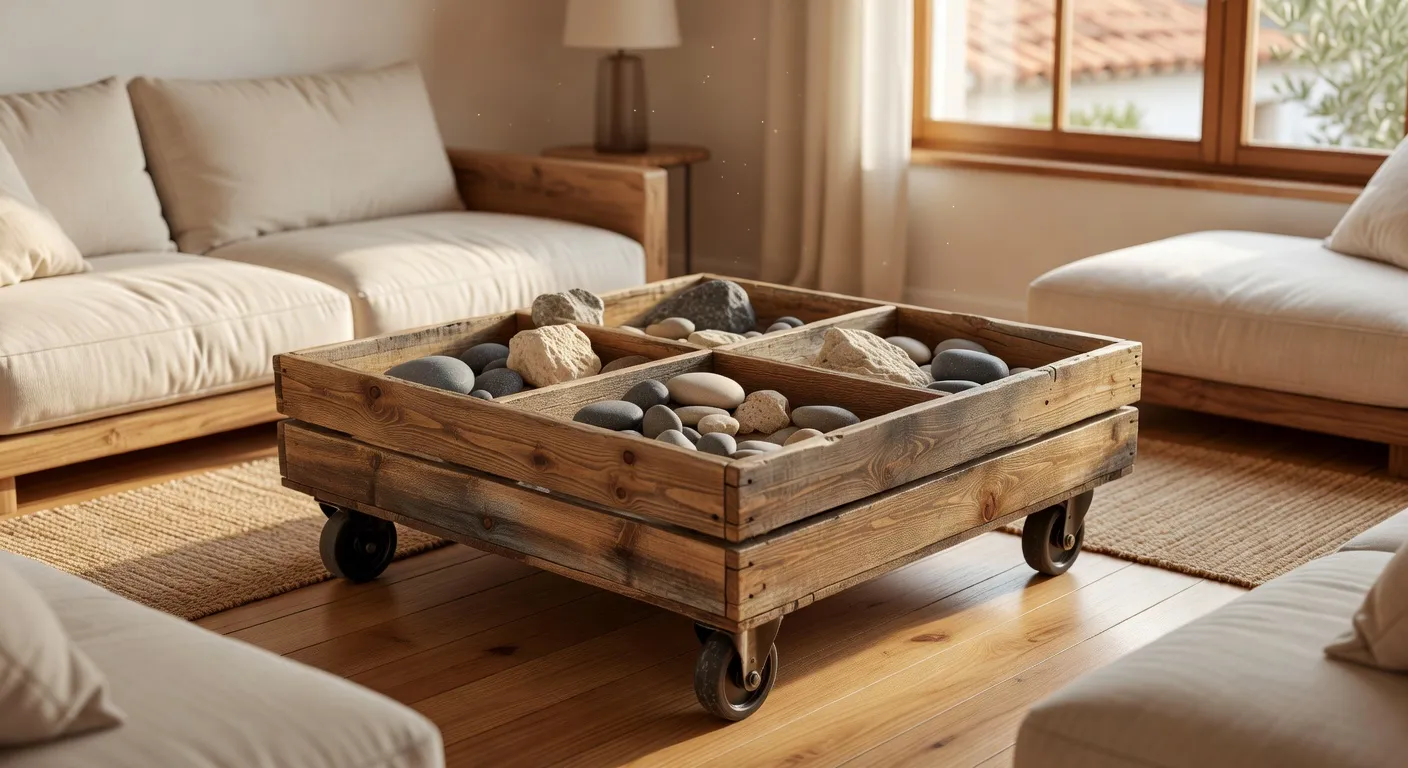 Kako napraviti stolić za kavu od drvenih gajbica: Praktični vodič