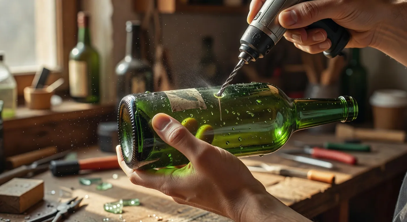 Kako napraviti stolnu lampu od stare staklene boce — Praktičan vodič za početnike