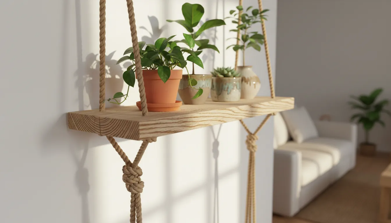 Kako napraviti viseću policu od drveta i užeta: Vodič korak po korak za 2026.