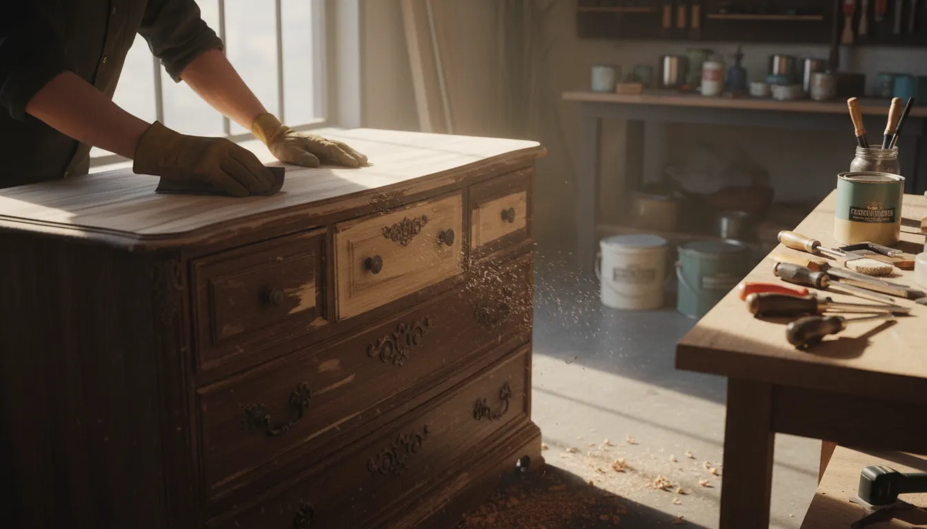 Kako jednostavno obnoviti stari drveni namještaj kod kuće — Vodič za 2026.