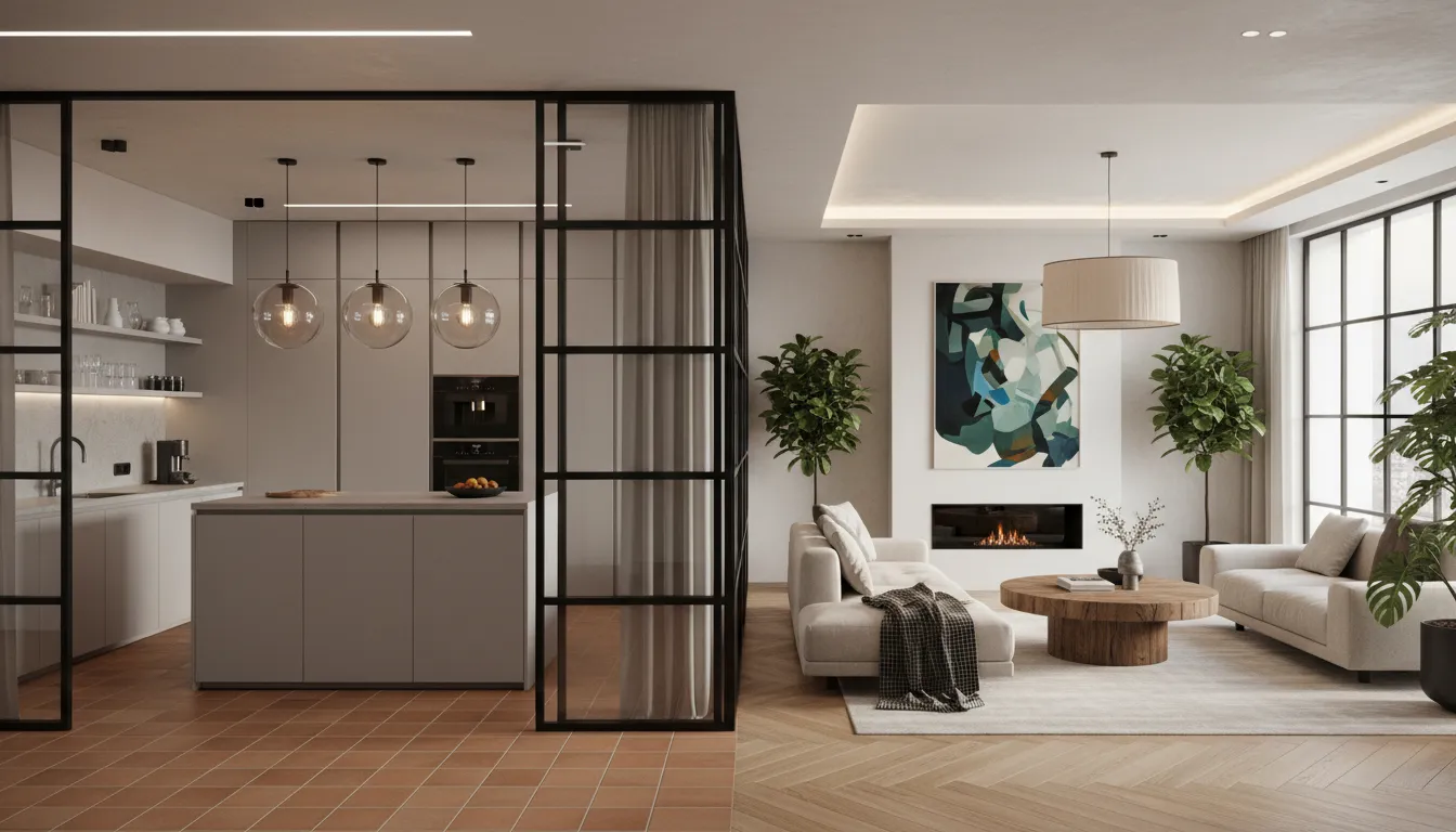 Kako vizualno odvojiti kuhinju od dnevnog boravka: Vodič za 2026. godinu